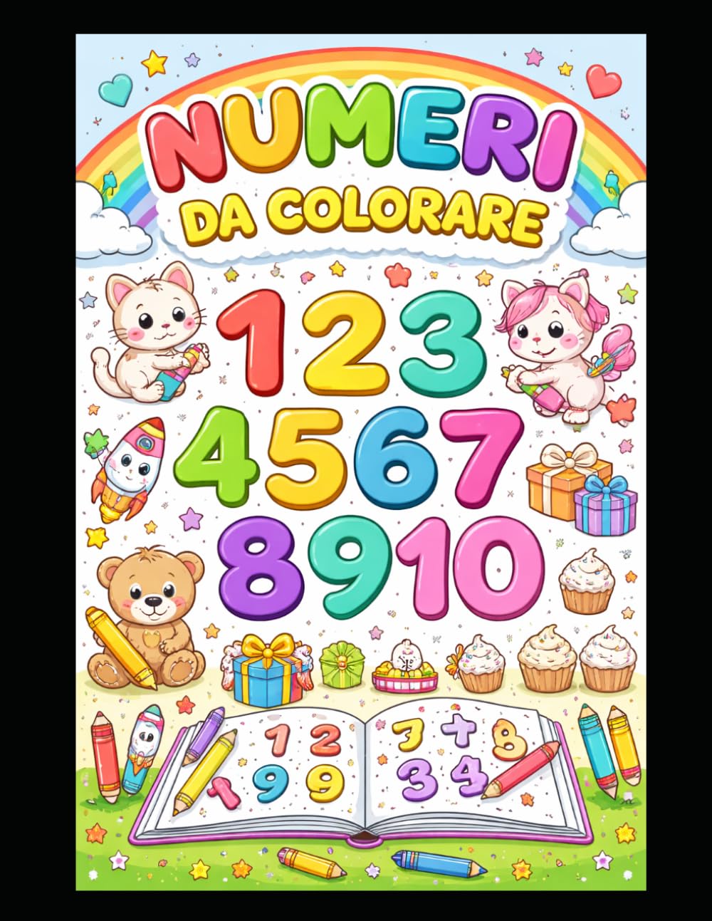Numeri da colorare: "Impara i Numeri: Libro da Colorare Educativo"