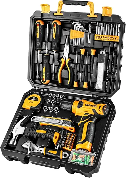 DEKOPRO 126 Piece Power Tool Combo Kits with...