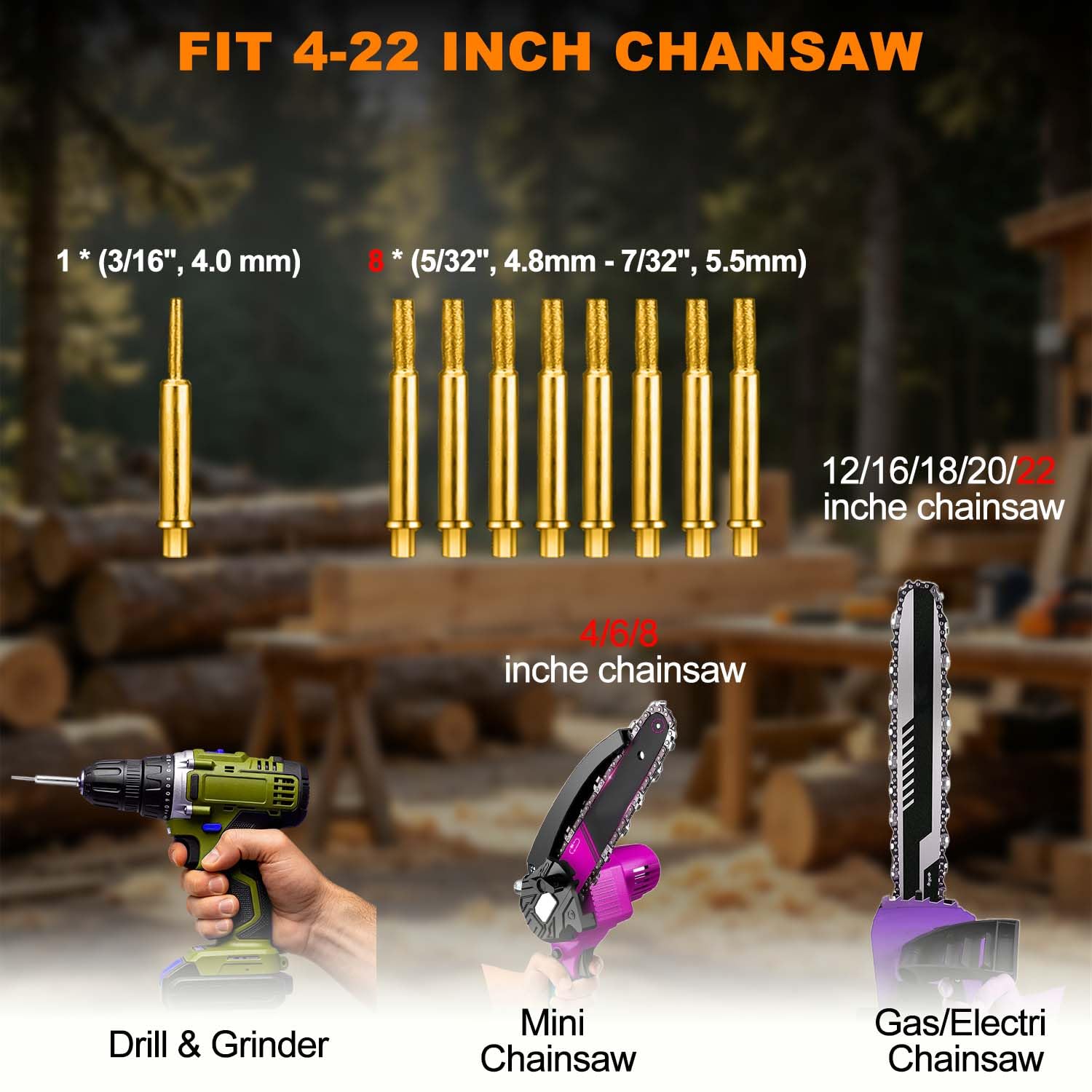 Chainsaw Sharpener Jig - Restore Blade Sharpness -2 Chainsaw Sharpener Jig - Restore Blade Sharpness -2