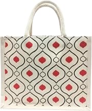 Highdas Jute Lunch Bag – Eco-Friendly Reusable Tiffin Carry Bag for Office, School & Travel | Stylish, Spacious & Durable Lunch Tote | Multicolor
