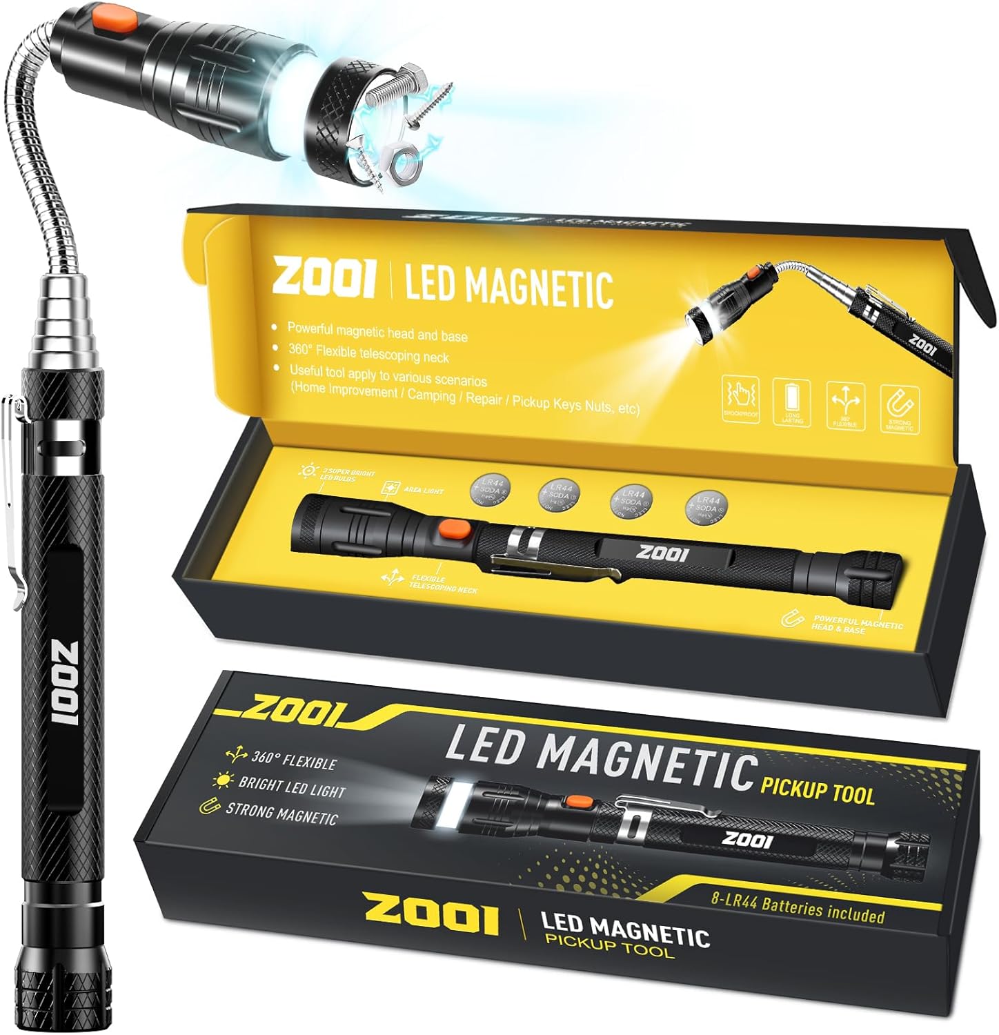 Unique Stocking Stuffers for Men: Telescoping Magnetic Pickup Tools Unique Stocking Stuffers for Men: Telescoping Magnetic Pickup Tools