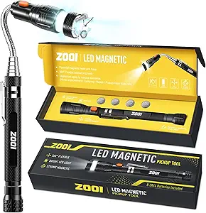 ZOOI Stocking Stuffers for Men Adults, Christmas Gifts for Men, Dad, Him, Husband, Telescoping Magnetic Pickup Tools, Mens Stocking Stuffers, Mens Dad Gifts from Daughter, Cool Stuff Tools Gadgets