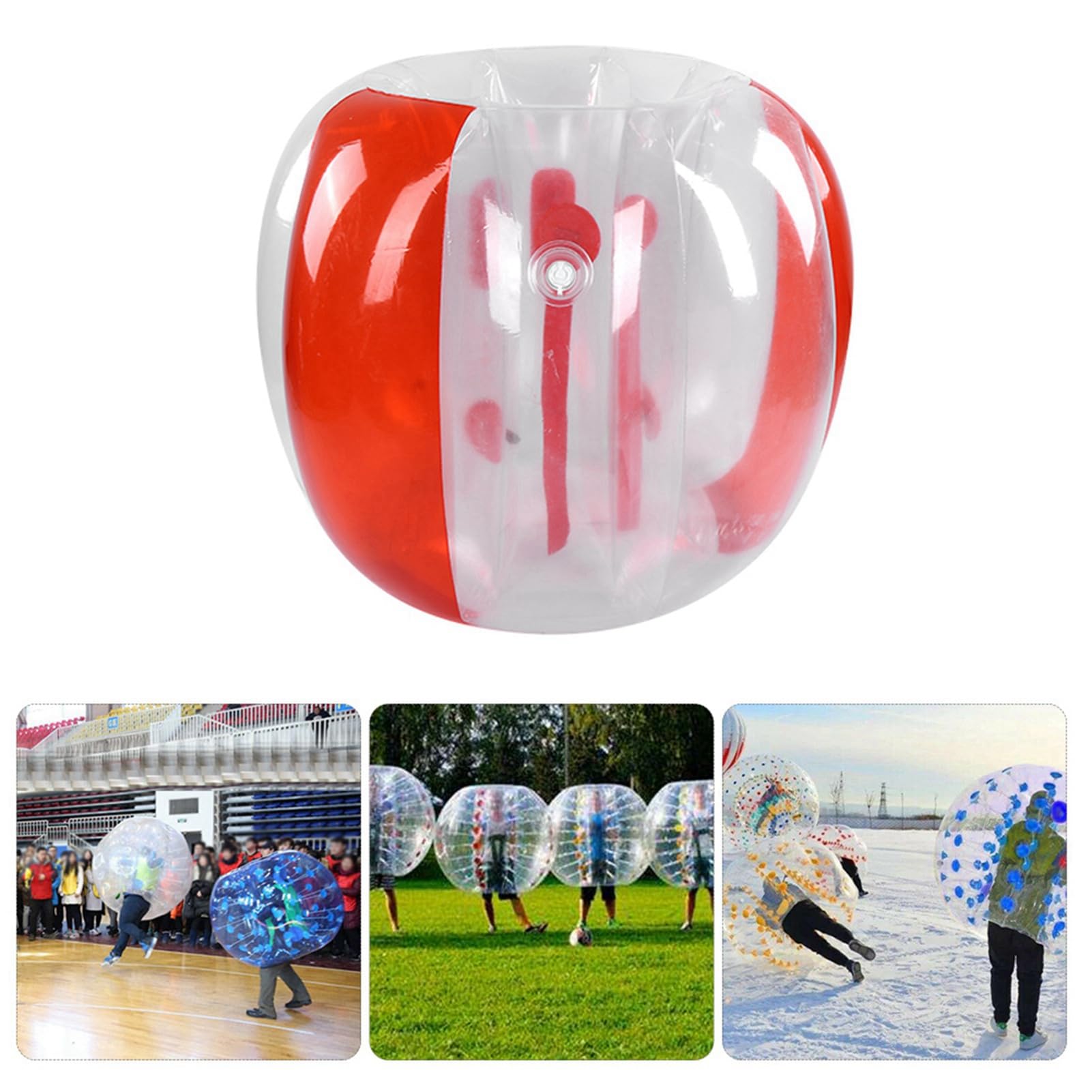 Juguete de Burbuja Inflable Al Aire de 120 Cm para Juegos de Fútbol Duradero e Impermeable para Adultos en Parques