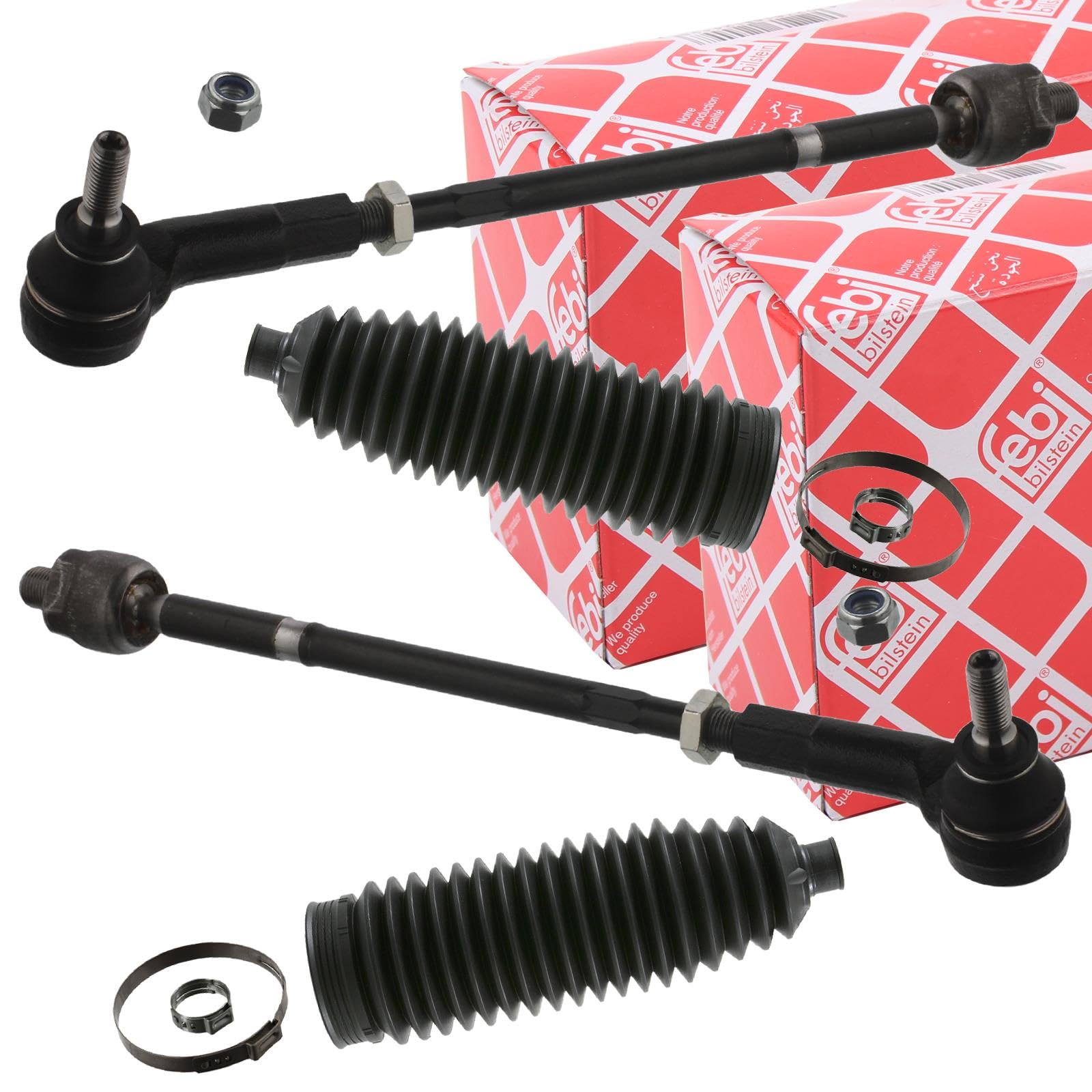 2x Febi Spurstange vorne links und rechts | 44342 + 44341 für Golf 4 Beetle A3 (8L)