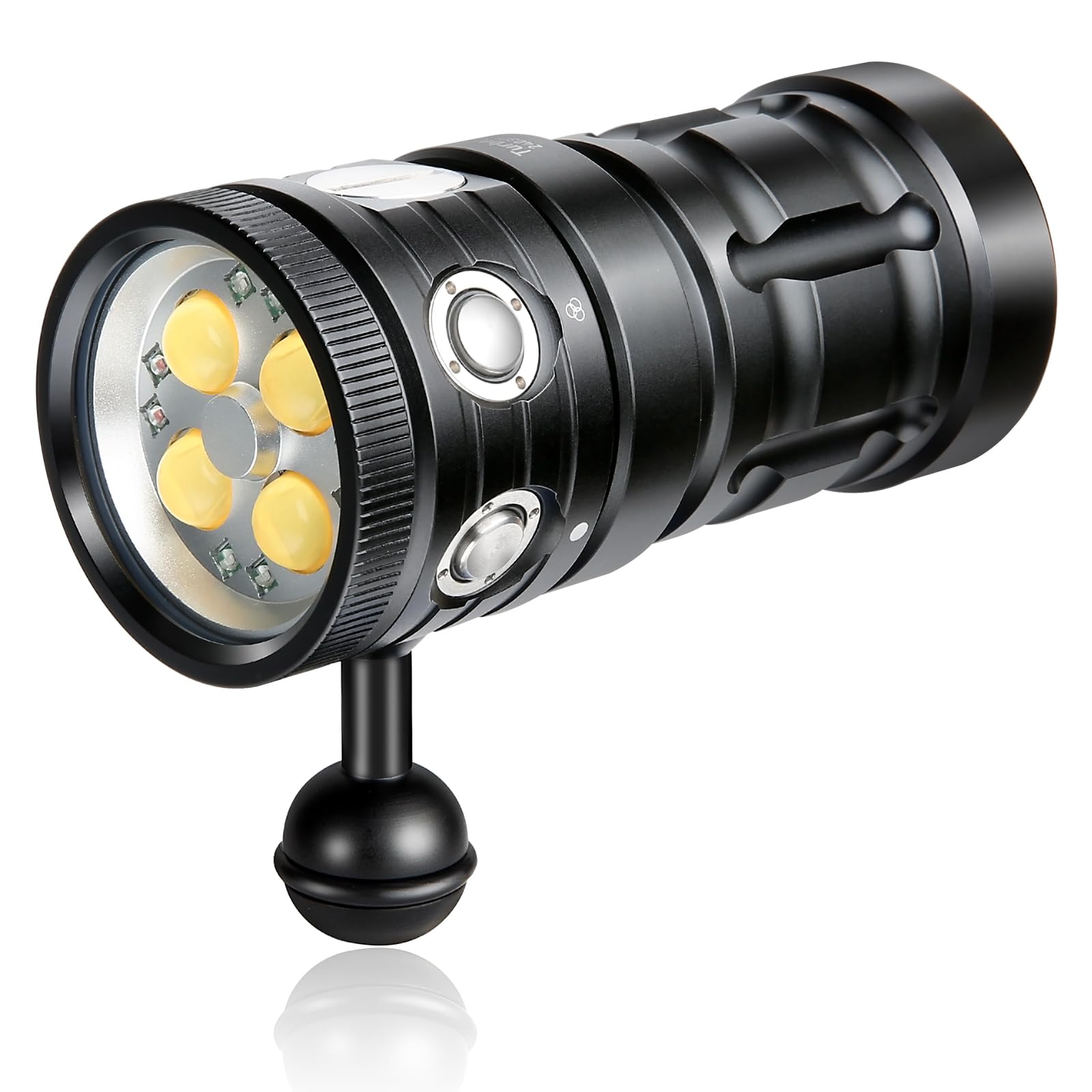 Turbo SX Unterwasser Videoleuchte 11000 Lumen - Tauchlampe 120° Weitwinkel, CRI 95, 5500K, USB-C aufladbar, wasserdicht bis 100m für Unterwasserfotografie & -videografie