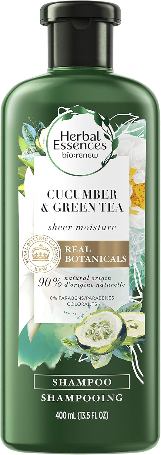 Herbal Essences BioRenew Cucumber and Green Tea Shampoo, 400 ml