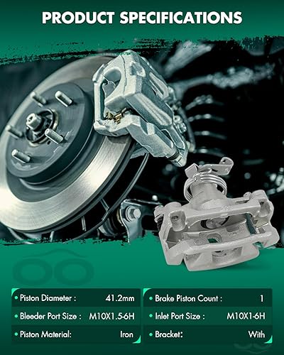 Miniatura 2 de SCITOO Pinza de freno trasera derecha con soporte 18B4945 compatible para Buick Terraza 2005-2007, para Chevrolet Uplander 2005-2009, para Pontiac