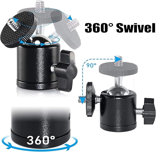 Miniatura 7 de Ring Light Stand - Soporte de soporte para cámara GoPro Hero 8 7 6 5 4 3+ 3 2 1