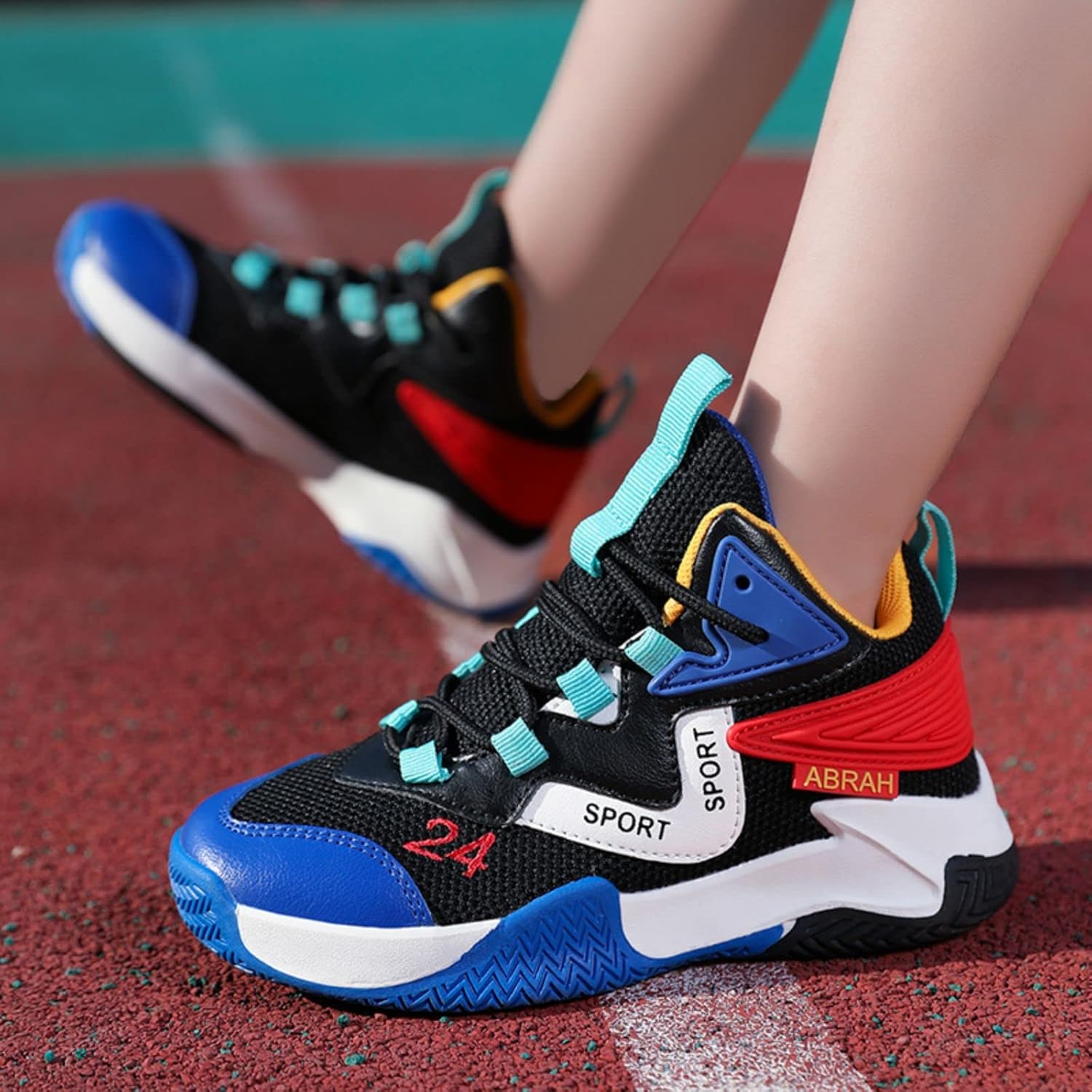 New Anti Slip and wear-Resistant Sports Basketball Shoes for Children