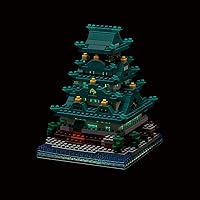 Vista 5 de nanoblock - World Famous Buildings - Osaka Castle, Sight to See Series Building Kit