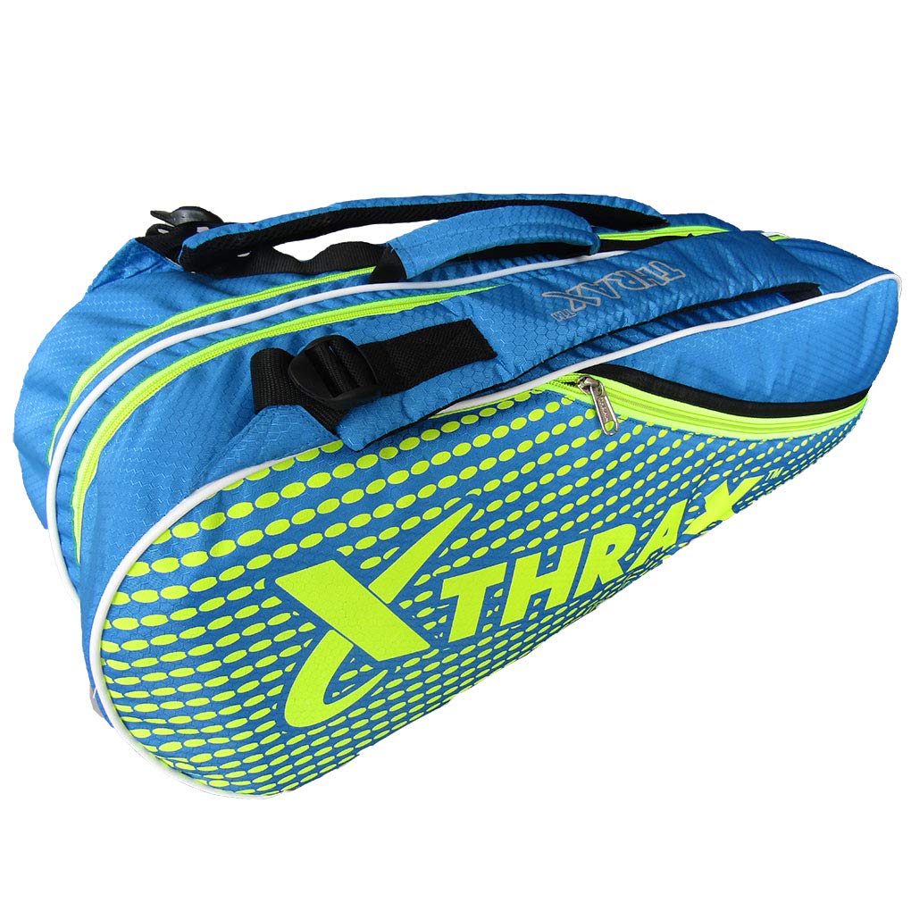 THRAX JX 01 Badminton Kit Bags Sky Blue and Lime (B07TFVNM6Q) Amazon Price History, Amazon Price Tracker