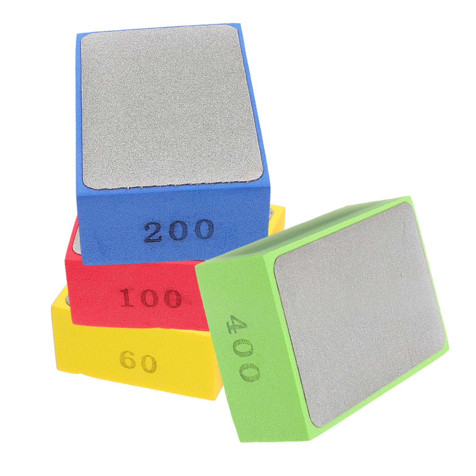 ARTIBETTER 4pcs Diamond Polishing Pad for Concrete Wet/dry Diamond Sanding Pads for Tile Glass Ceramic