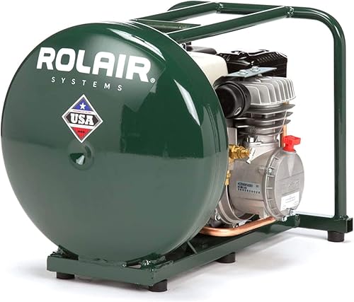 Rolair GD4000PV5H - Compresor de aire portátil inalámbrico de 45 galones a gas pequeño