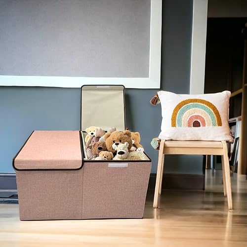 Miniatura 8 de Caja de juguetes, caja de juguetes para niños, caja de juguetes para niñas, extragrande, organizador de almacenamiento de juguetes en el cofre de