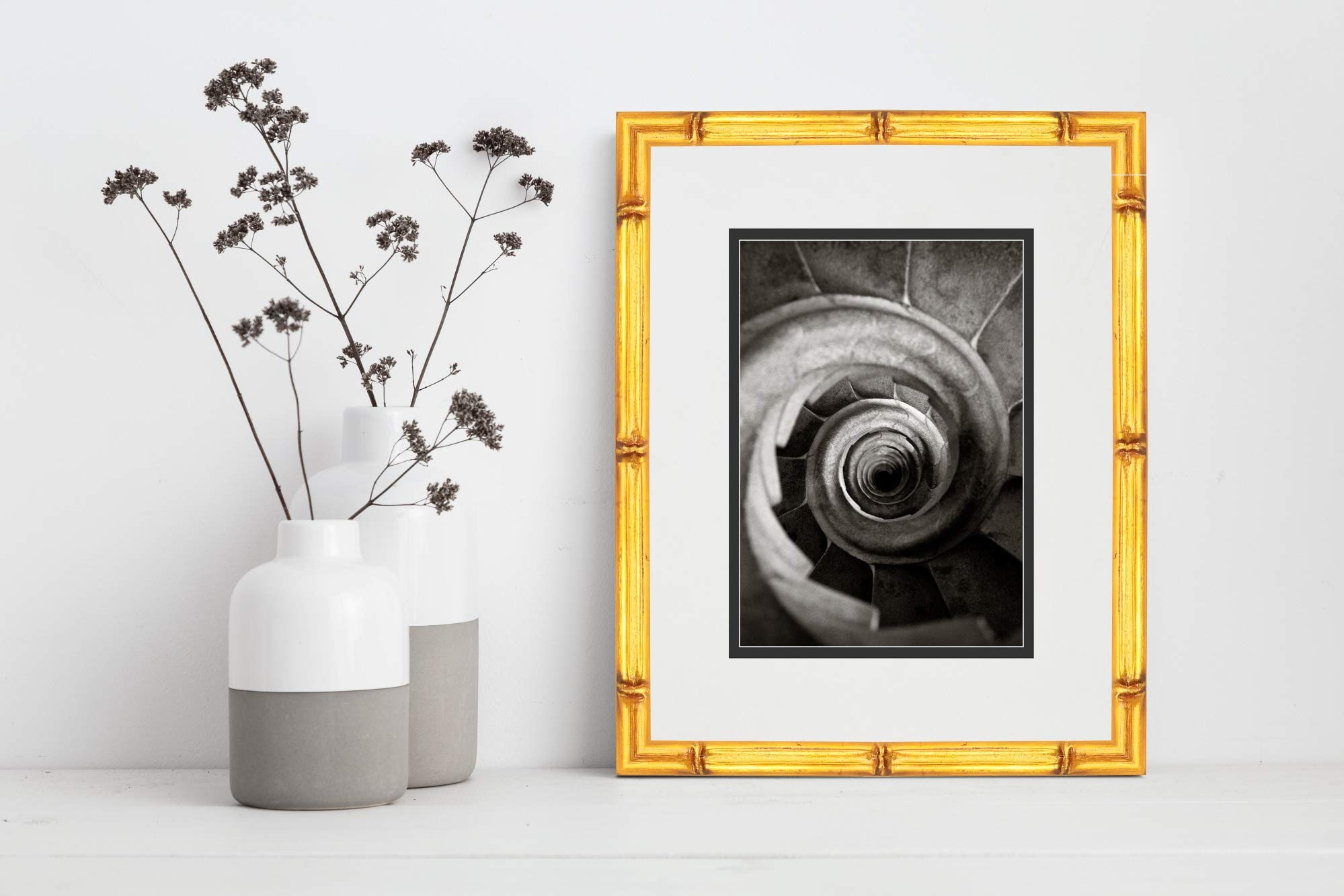 Amazon.com - Perfect Cases Gold Picture Frame | 18x24 Real Wood