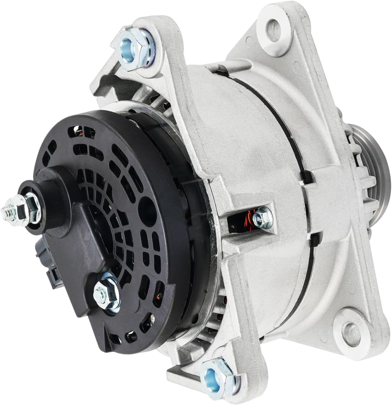 Detroit Axle - 5.9L Alternator for 2006 2007 2008 Dodge Ram 2500 3500 Pickup 4000 [132A 12V] Clockwise Alternator with 8 Groove Pulley Replacement