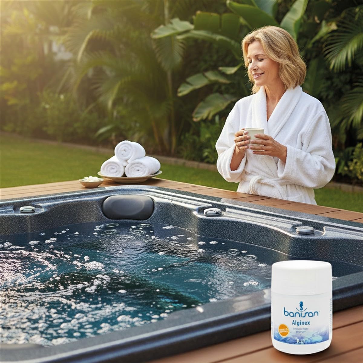 Alginex Algenschutzmittel 2x 500 ml für Whirlpools, Algenvorbeugung & -bekämpfung