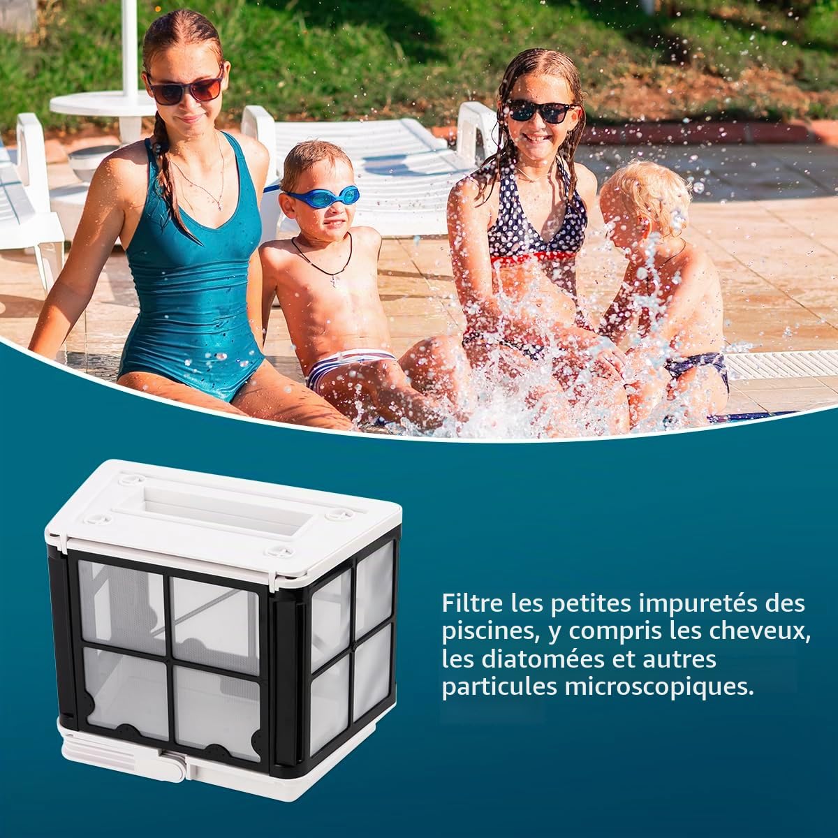YanBan Panier filtrant standard compatible avec les robots de piscine Dolphin S100, Active 10, 15, Echo, Nautilus CC, E20 et Proteus DX3, numéro de pièce 9991459-R1