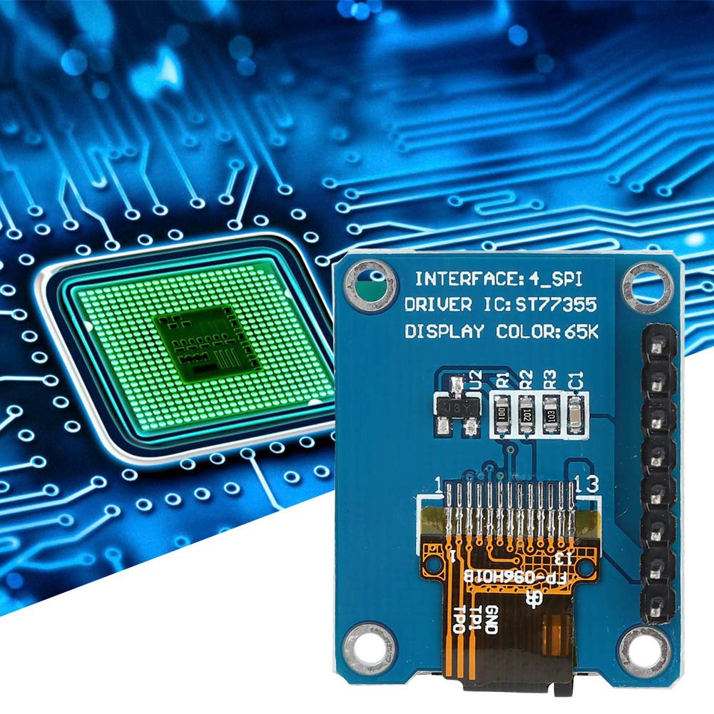 0.96 Inch HD IPS Color LCD Display Module SPI ST7735 Screen Color Board Display Board for Electronics DIY Projects