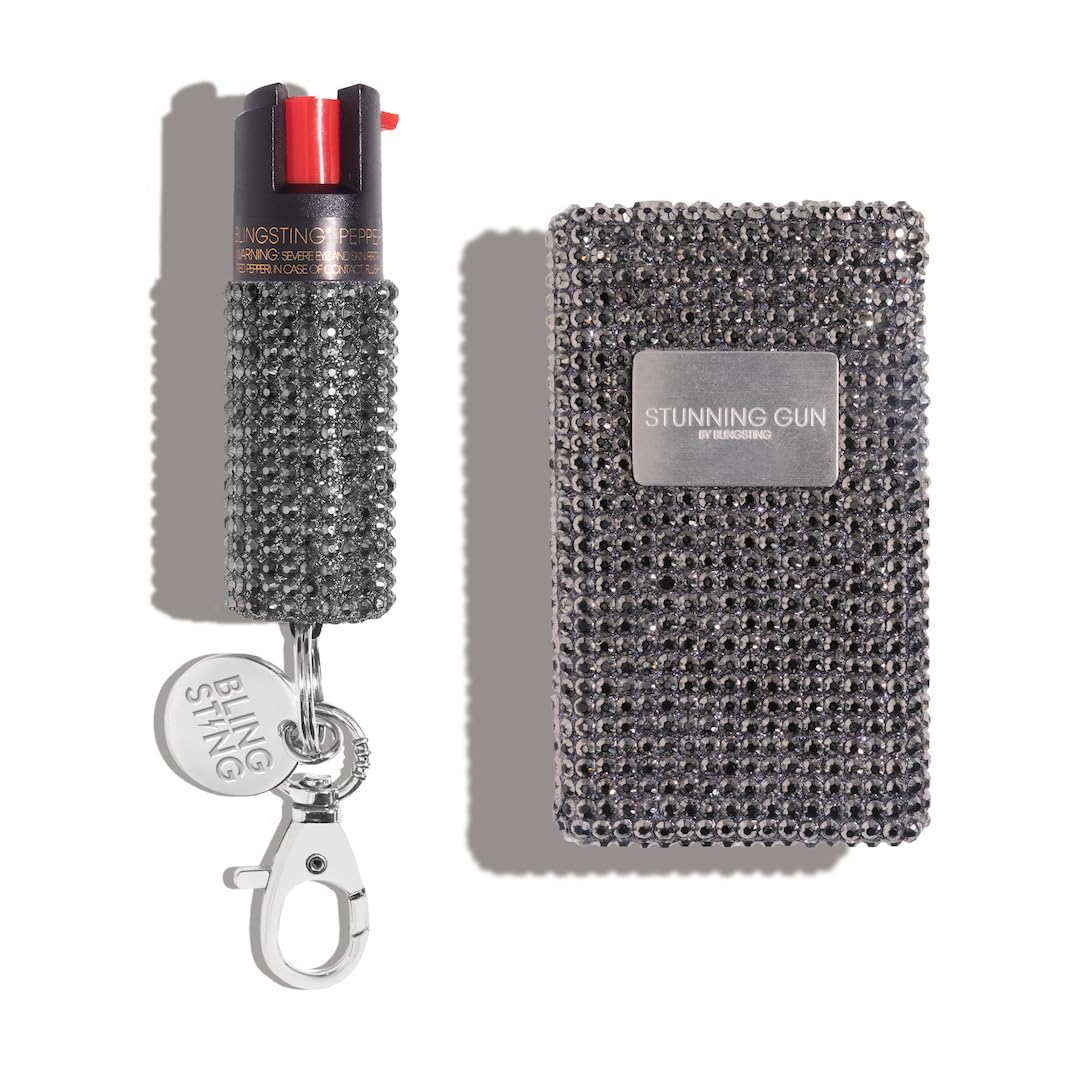 BLINGSTING Pepper Spray Keychain & Stun Gun