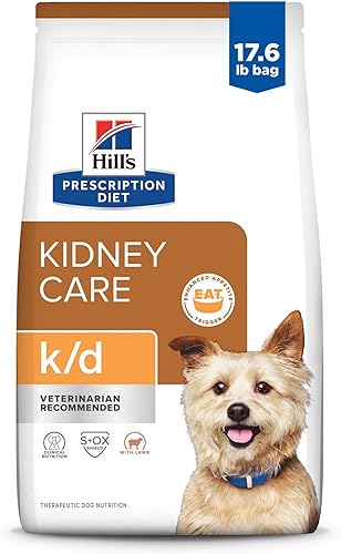 Hills Prescription Diet kd Cuidado renal con comida para perros de cordero