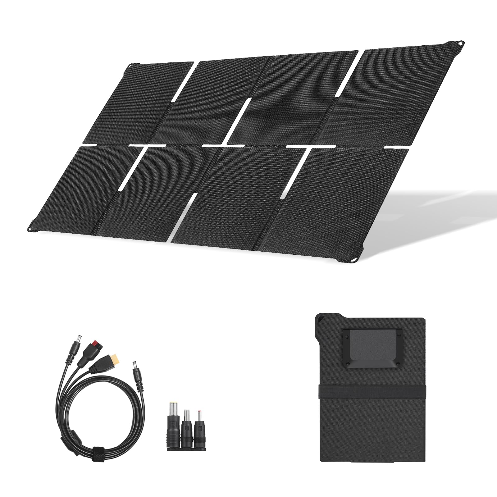 Panel solar de 45 W para acampar con múltiples opciones de salida