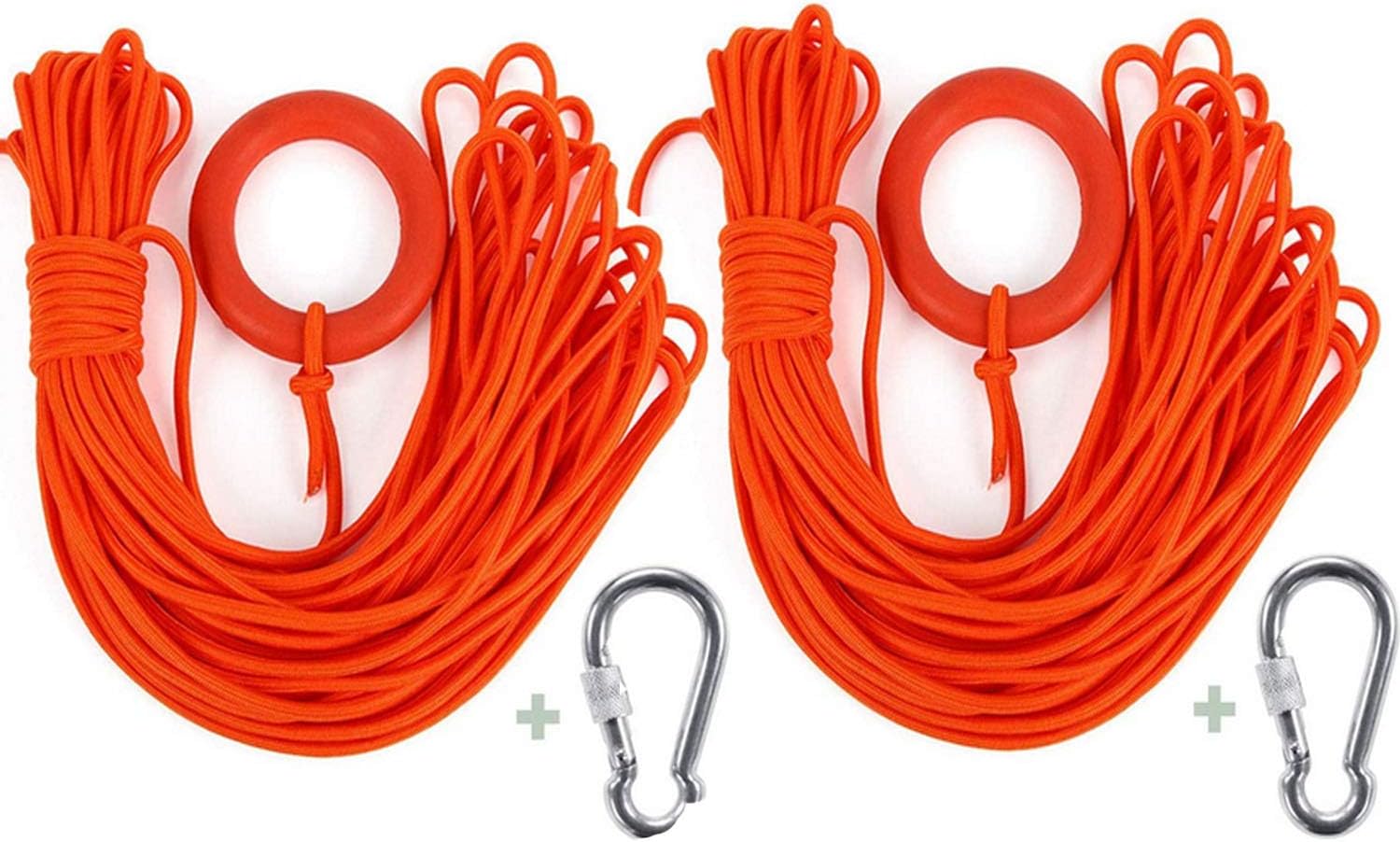 Water Floating Lifesaving Rope 98.4FT,Outdoor Professional Throwing Rope Rescue Lifeguard Rescue Lifeline with Bracelet/Hand Ring for Swimming Boating Fishing