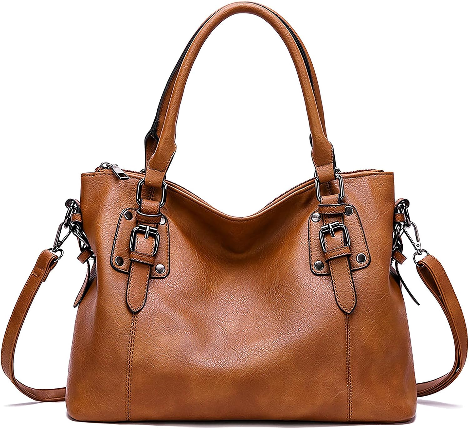 Hobo Tote Bag for Women Large Vegan Leather Purse with Adjustable Shoulder Strap