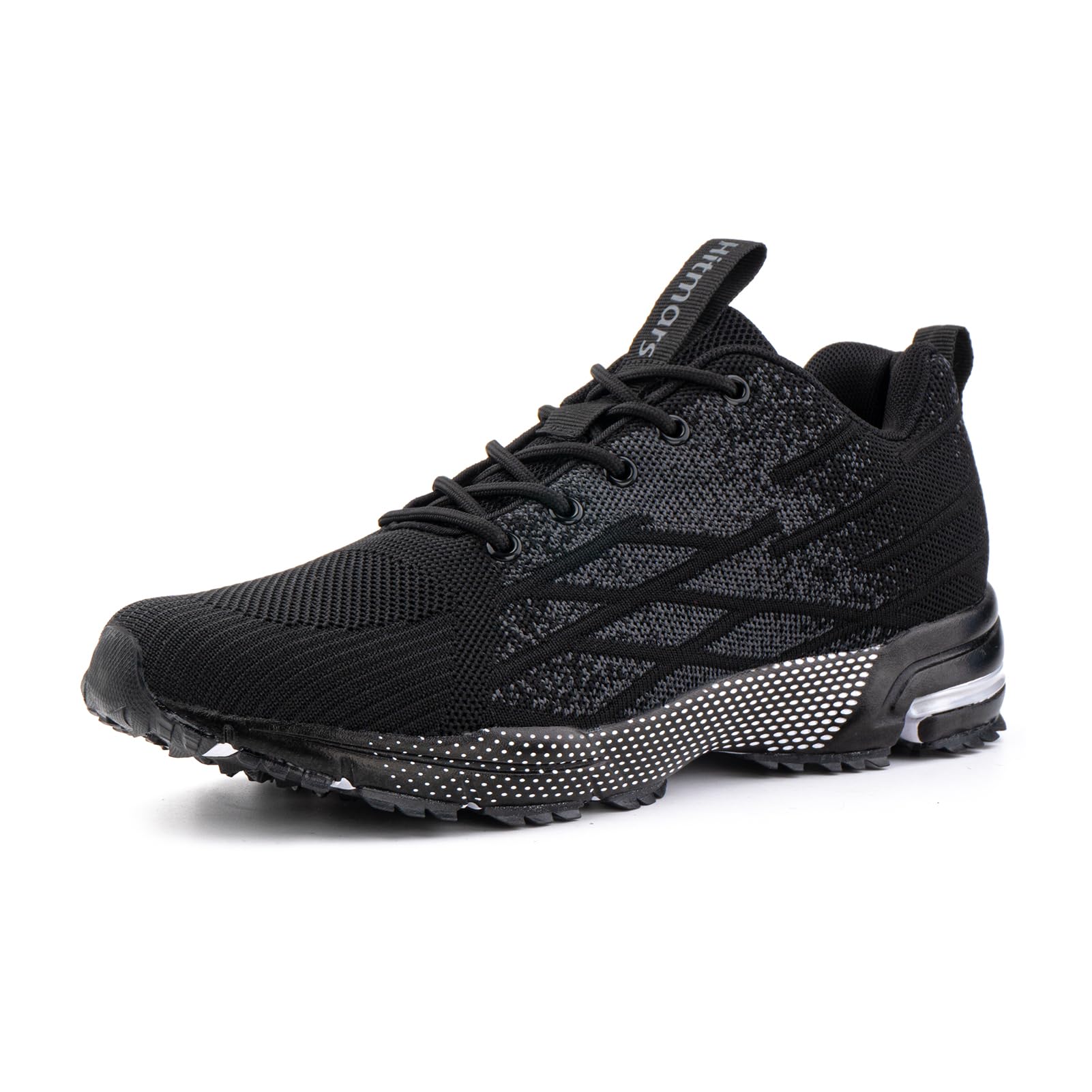 Hitmars Zapatillas Running Hombre Trail Running Zapatos Deportivos Mujer Deporte Negro Azul Rojo 36-48 EU
