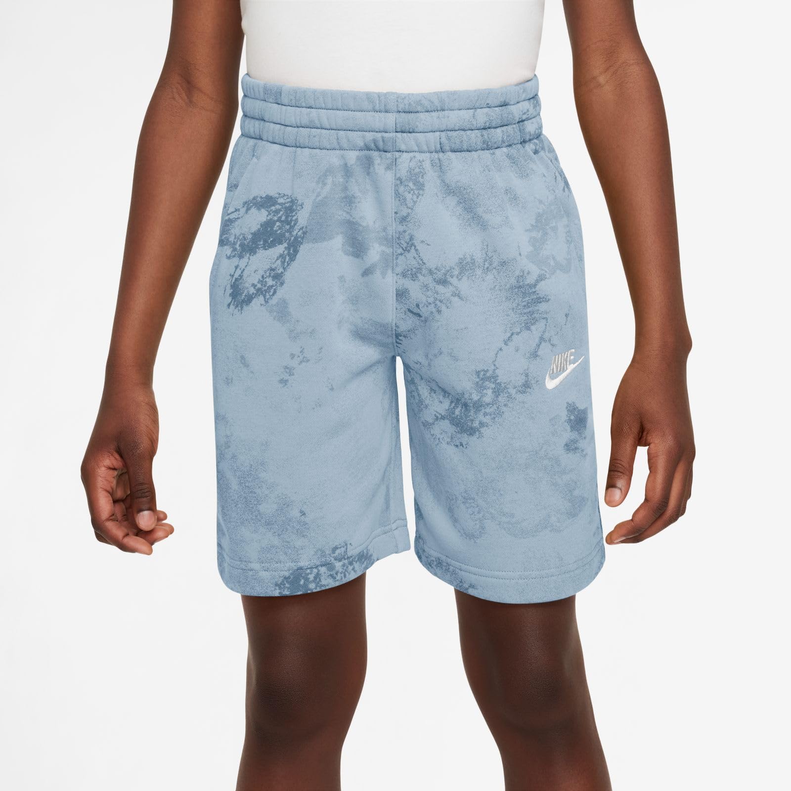 NIKE Kinder Sportswear Club Ft Short Wash Aop - Shorty Uniseks - dzieci