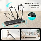 Mobvoi Home 3 en 1 Tapis de Course Pliable avec Plateforme de Marche Inclinable à 6% Tapis de Course de Bureau，2.5 HP, 120 kg, 12 km/h, Portable, sous Le Bureau - 8