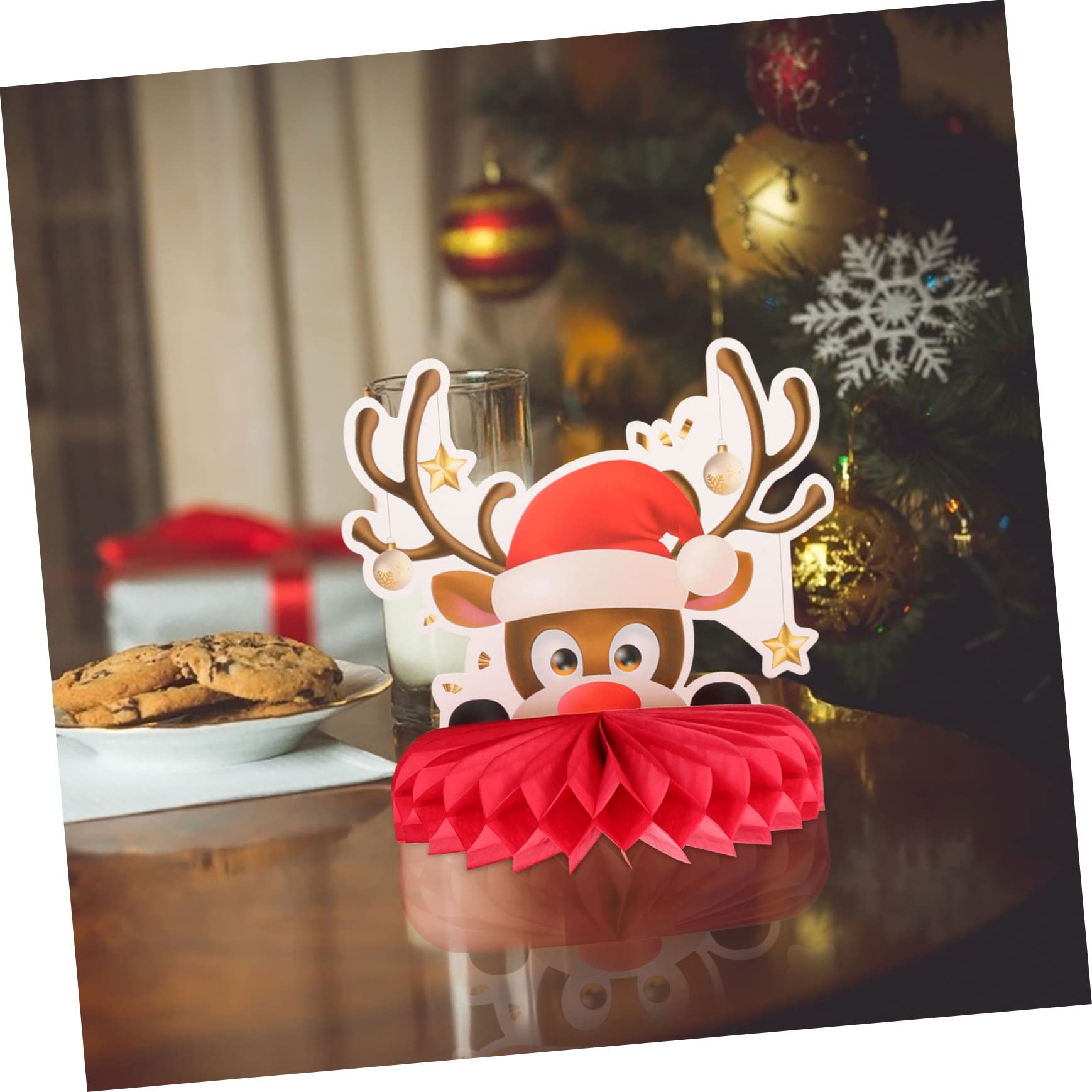 Alasum 36piezas Adornos De Para Decoración De Mesa Navideñas De Mesa Para Celebraciones De Navidad