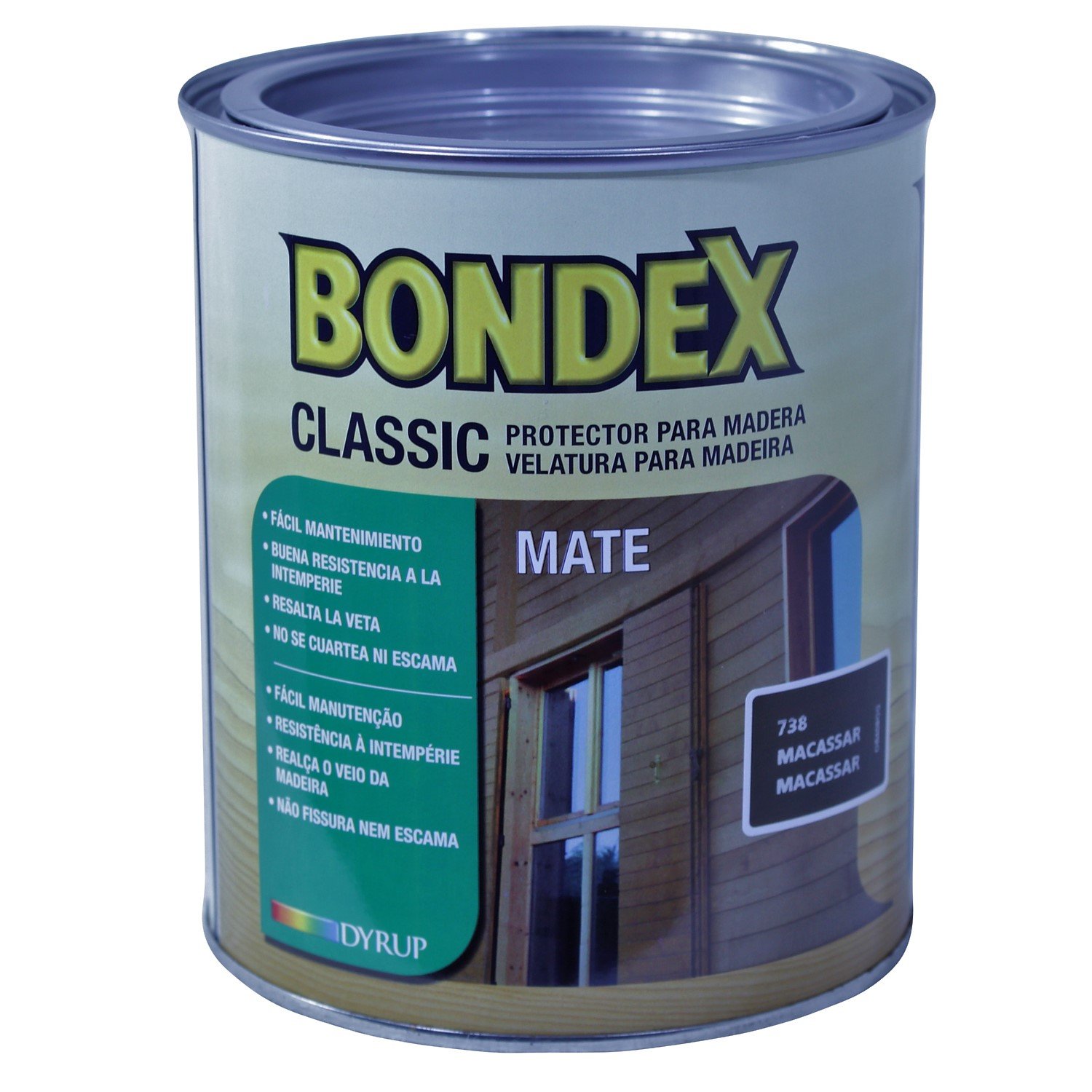 Bondex 4385 Barniz, Macassar, 750 ml