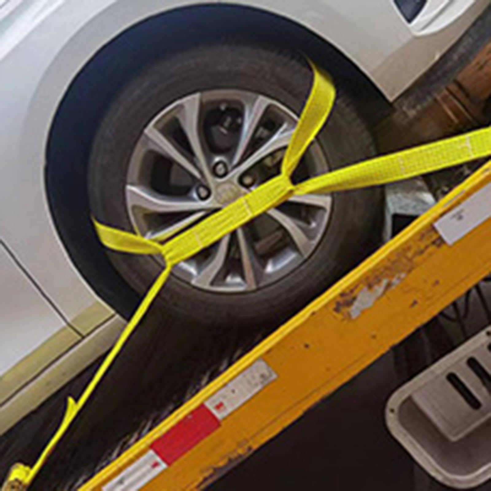 Amazon | 積載車用 タイヤ固縛 ベルトセット ワイヤーロープ 牽引