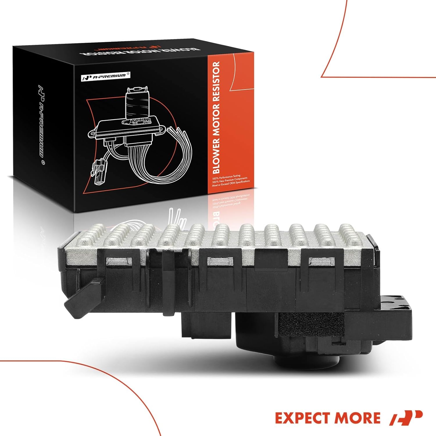 A-Premium Front HVAC Blower Motor Resistor Compatible with Mercedes-Benz S550, S600, S65 AMG, CL550, CL600, S63 AMG, CL63 AMG, CL65 AMG, S350, S450