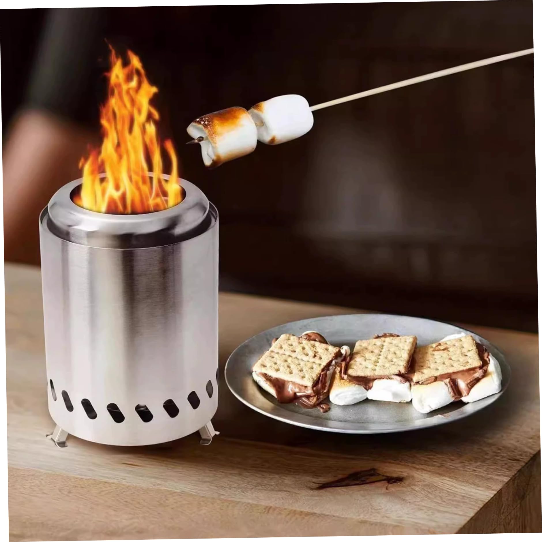 Waffeleisen Rome, Altmodisch Aus Gusseisen Für Herd, Lagerfeuer Und Grill, Für Die Echten
