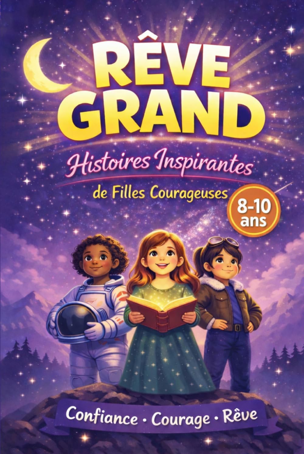 Rêve Grand Histoires Inspirantes De Filles Courageuses 8-10 Ans: Des Histoires Inspirantes Pour Grandir, Croire En Soi Et Réaliser Ses Rêves