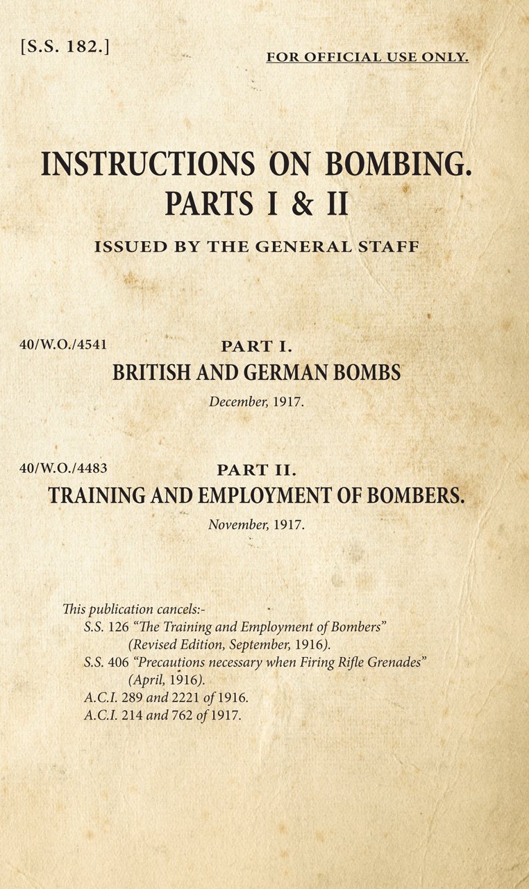 Instructions on Bombing: SS182