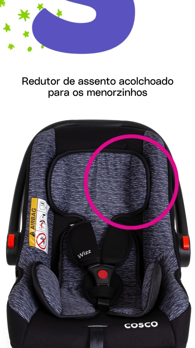 Cosco Kids, Bebê Conforto Wizz, 0 a 13kg, Azul | Amazon.com.br