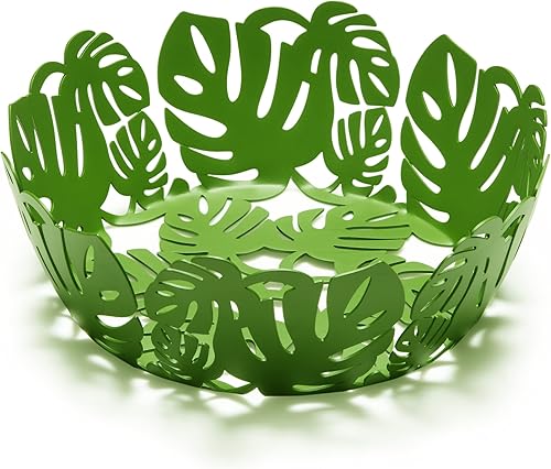 Miniatura 2 de Mango Steam Cesta decorativa de frutas, verduras y dulces (hoja, verde)