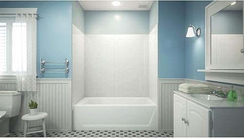 Miniatura 43 de DreamLine QWALL-VS - Paredes traseras para ducha y bañera, galleta