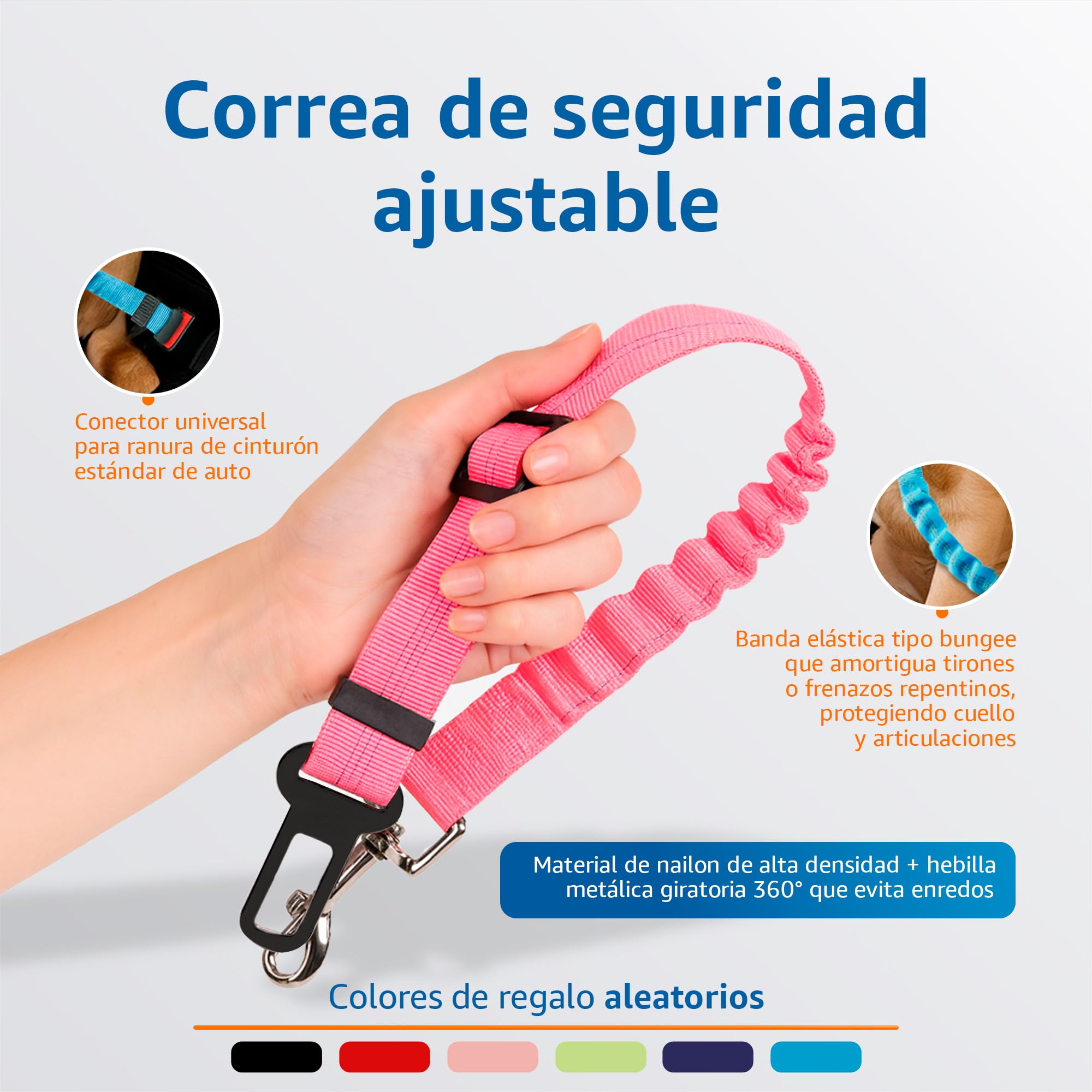Funda Coche Perro - Protector Coche Asiento Trasero y Maletero, Medidas 147 cm Alto x 135 cm Ancho, Incluye Bebedero Comedero Pleglable y Correa de Seguridad Ajustable, Accesorios Mascotas