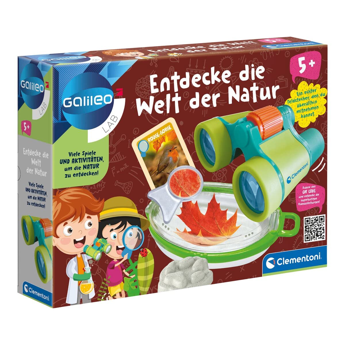 Clementoni Galileo Lab: Sperimenta Con Aria E Acqua - Kit Scientifico Per Bambini Dai 5 Anni Con Esperimenti Divertenti (Set 59379)