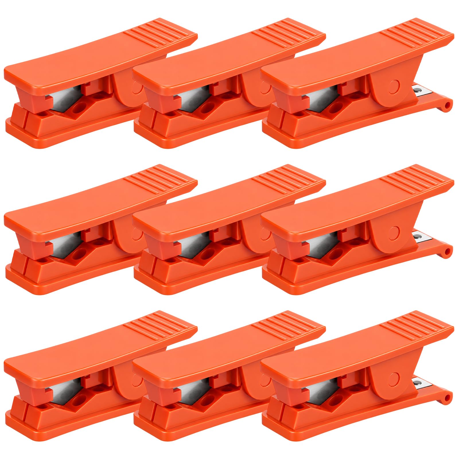 Mudder 9 Pieces PTFE Tube Cutter Plastic Tubing Hose Cutter Tool, Red