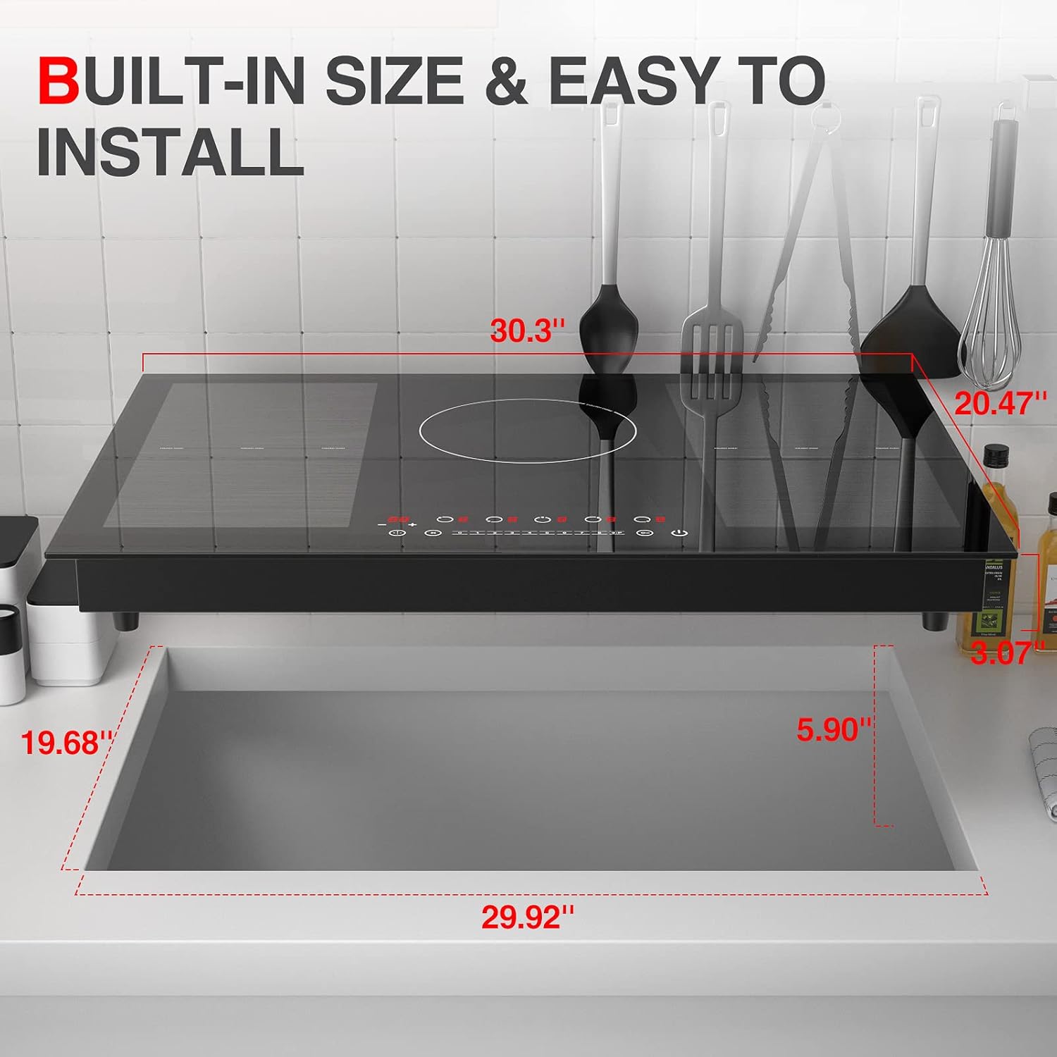Built-in Size and Installation Diagram