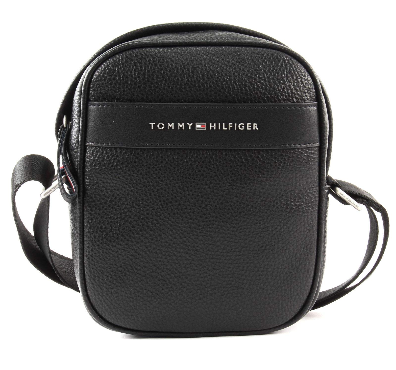 Tommy Hilfiger Unisex Mini Reporter Shoulder Bag, Color: Black