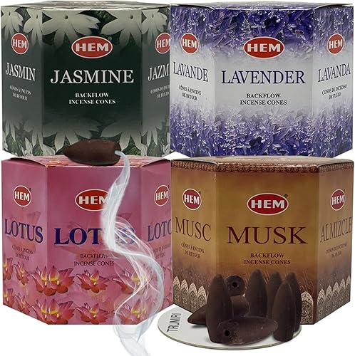 Vista 38 de Variedad Conos de Incienso de Retorno para Cascada y Mat Bundle Inciensos Aromaticos Incienso Inciense Insienso