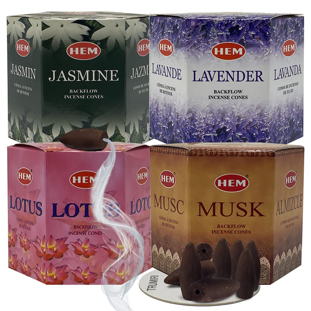 Inciensos Aromaticos Incienso - Coni di incenso a riflusso per cascata e tappetino