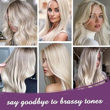 karseell purple hair mask 500 ml purple hair mask neutralises yellow tones repair hair damage purple hair mask for blonde blonde blonde gray hair
