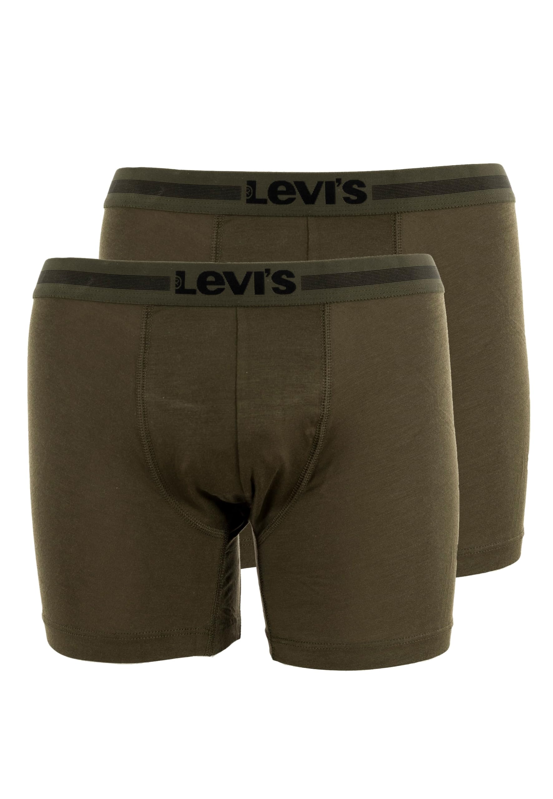 Levi's Men's Boxer Underwear Pack of 2, khaki, L